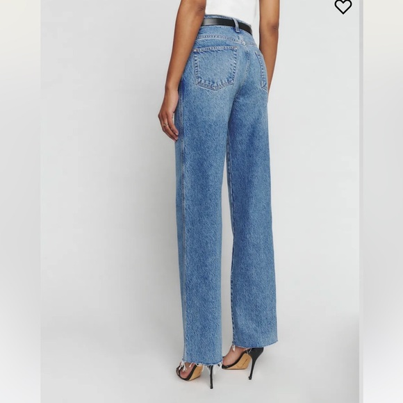 Reformation Val 90s Mid Rise Straight Jeans - Picture 4 of 9